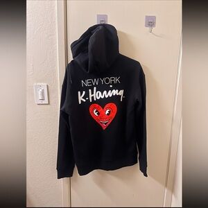 Keith Haring Heart Hoodie
